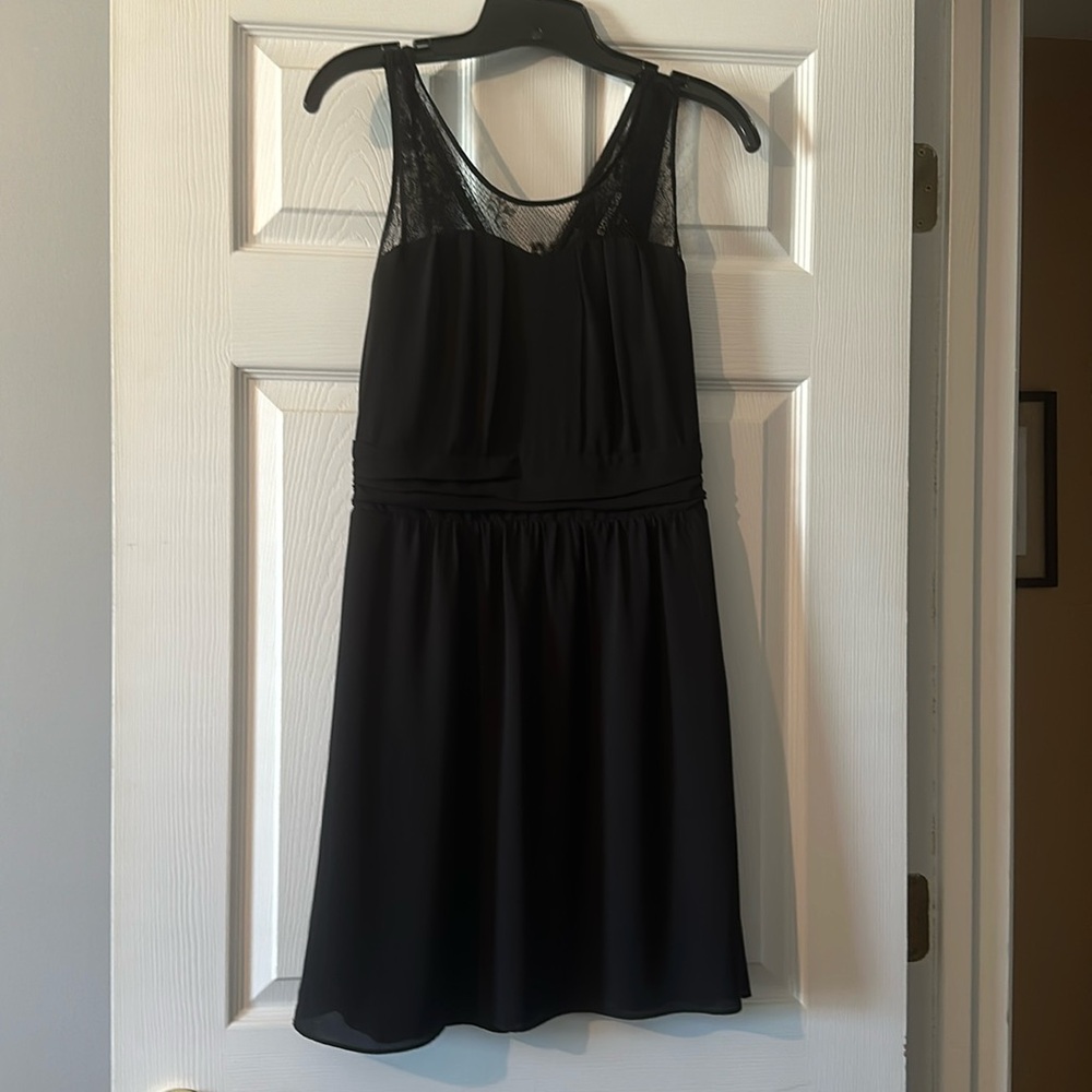 Black cocktail dress / wedding guest dress